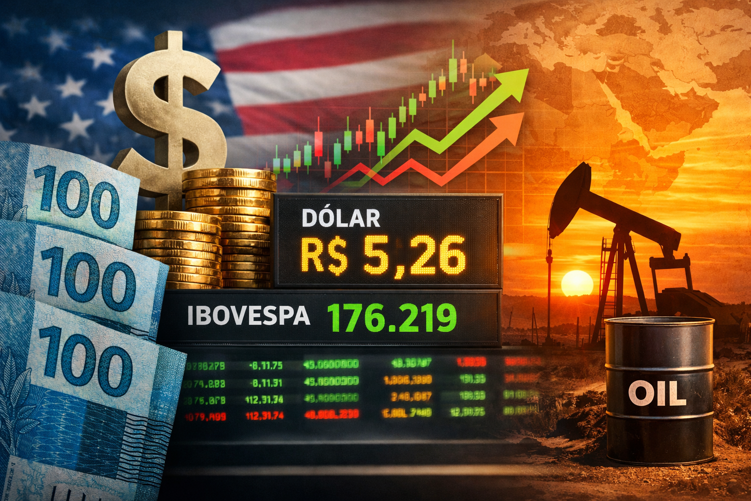 Cenário do Câmbio 23/03/2026